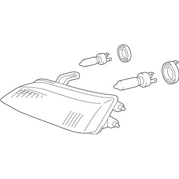 Toyota 81150-02100 Headlamp Assembly