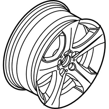 BMW 36-11-6-783-244 Light Alloy Rim