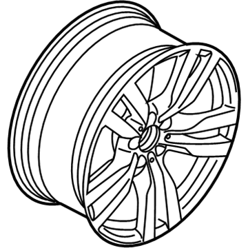 BMW 36-11-6-790-606 Light Alloy Rim