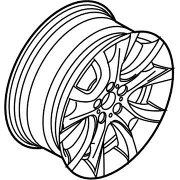 BMW 36-11-6-778-585 Light Alloy Rim