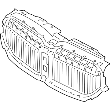 BMW 51-13-8-080-997 AIR FLAPS, UPPER