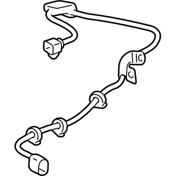 Lexus 89516-60070 Wire, Skid Control Sensor