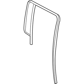 Mopar 55373002AD Glass-Door Glass Run With Glass