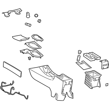 GM 22759162 Console Assembly