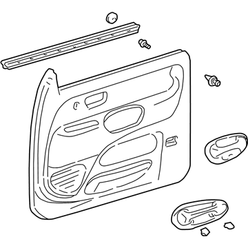 Toyota 67620-0C011-B2 Door Trim Panel