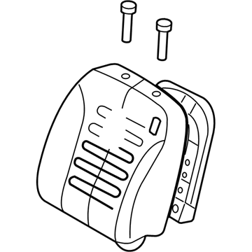 Kia 883052G000801 Back Assembly-Front Seat, LH