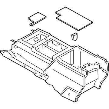 Ford HC3Z-25045A36-CD Floor Console