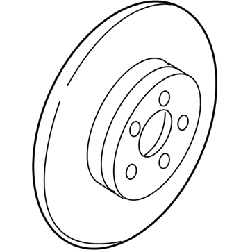 GM 19213926 Front Brake Rotor Assembly