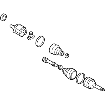 Toyota 43430-35030-84 Axle Assembly