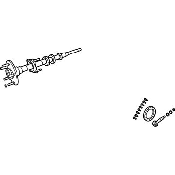 Mopar 68003272AA Axle Shaft Assembly Driveline And Axles