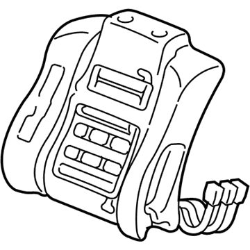 Honda 81122-S9V-A01 Pad, R. FR. Seat-Back (With OPDS Sensor)