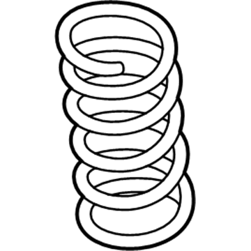 Kia 0K32B34011DDS Spring-Coil, Front