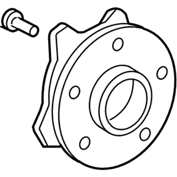 Lexus 43550-30051 Front Axle Hub Sub-Assembly, Left