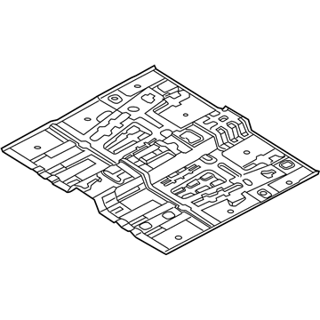 Kia 651110W050 Panel-Center Floor