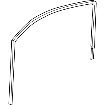 Toyota 68141-74012 Run Channel