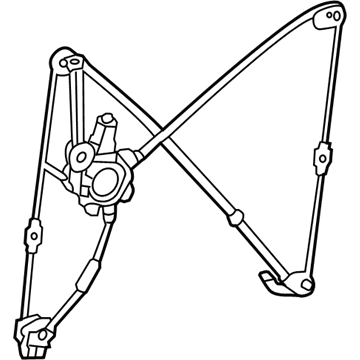 Toyota 69810-74022 Window Regulator