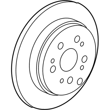 Acura 42510-TX4-A02 Disk, Rear Brake Drum (Inner)