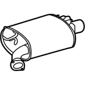 Toyota 17430-F0090 Muffler