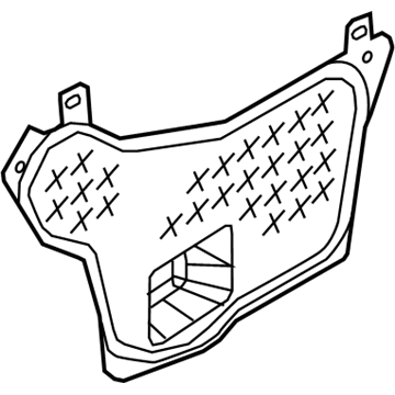 Ford AE9Z-7437458-A Water Shield