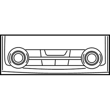 BMW 61-31-6-999-389 Repair Kit, A/C Control Panel, Rear Cabin