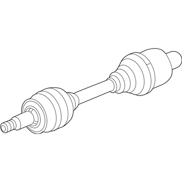 GM 84615501 SHAFT ASM-FRT WHL DRV HALF