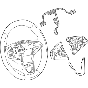 GM 84331920 Steering Wheel