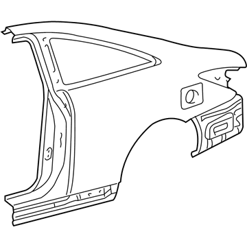 Toyota 61611-AA060 Quarter Panel