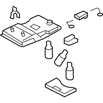 Toyota 63650-AC051-B0 Map Lamp Assembly