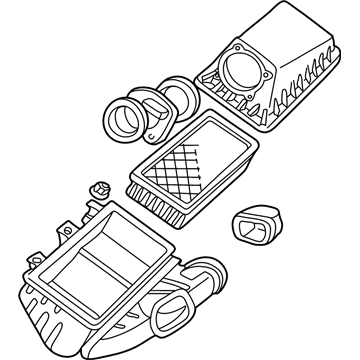 Ford 2W4Z-9600-AA Air Cleaner Assembly