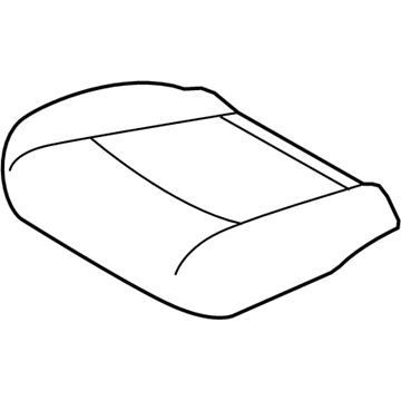 Nissan 87370-3NA3A Trim & Pad Assembly-Front Seat Cushion