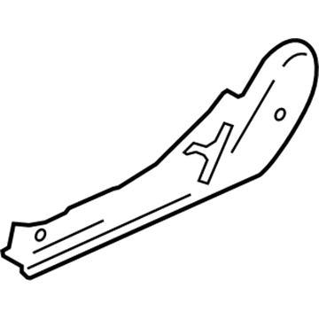 Nissan 87380-3NA0A Finisher Assy-Cushion, Front Seat LH