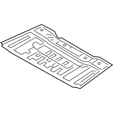 BMW 41-00-9-879-531 FRONT TRUNK FLOOR