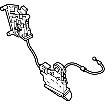 Kia 81230F6010 Trunk Lid Latch Assembly