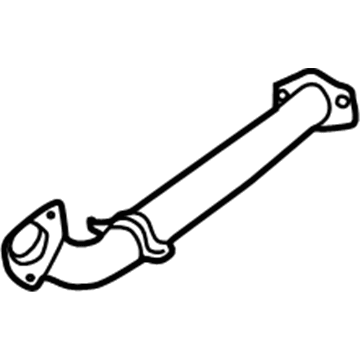 Nissan 20020-5W000 Exhaust Tube Assembly, Front