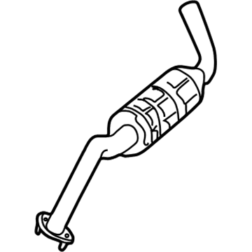 Infiniti 20350-4W020 Post Muffler Assembly