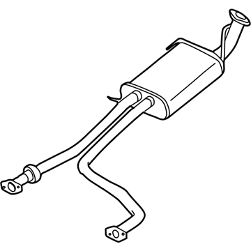 Infiniti 20100-5W015 Muffler Assy-Exhaust Main