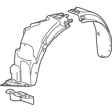 GM 95238346 Fender Liner