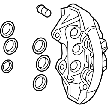 Lexus 47750-0W140 Disc Brake Cylinder Assembly, Left