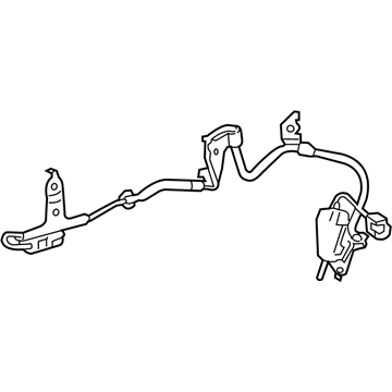 Lexus 89516-24050 Wire, Skid Control Sensor