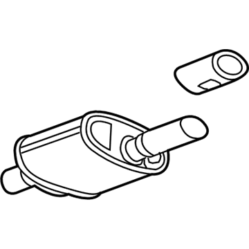 GM 22846891 Rear Muffler