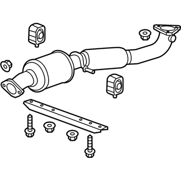 GM 23160261 Converter & Pipe