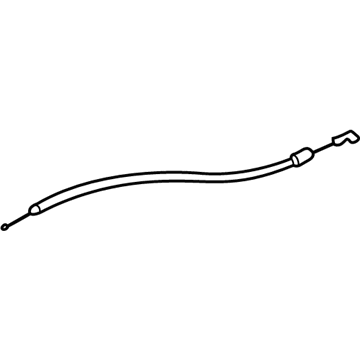 Hyundai 81472-26000 Rear Door Inside Handle Rod, Right