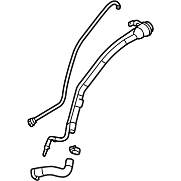 GM 25888108 Pipe Asm-Fuel Tank Filler (W/ Filler Hose)