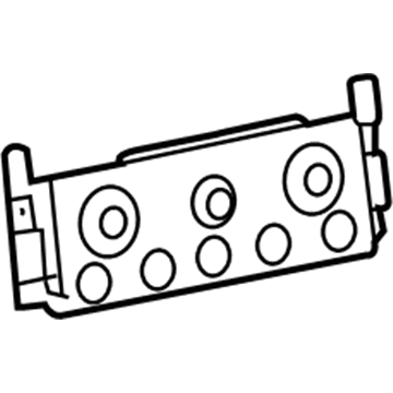 GM 19370217 Heater & Air Conditioner Control Assembly