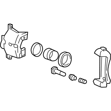 Hyundai 58310-3KA03 Caliper Kit-Rear Brake, LH