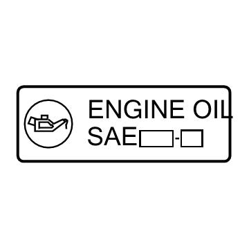 Toyota 15369-25010 Info Label