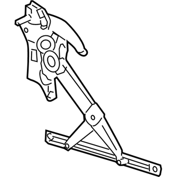 Mopar 55276207AD Window Regulator Front, Front Left