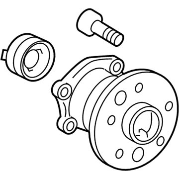 Lexus 42460-33030 Rear Axle Hub & Bearing Assembly, Left