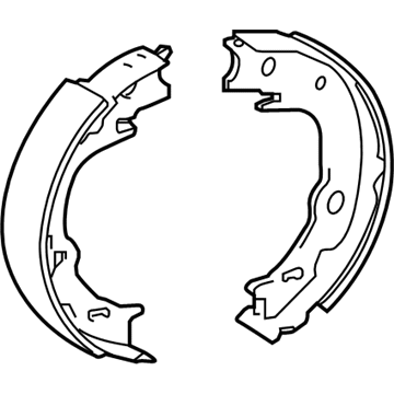 Lexus 46540-33020 Shoe Assembly, Parking Brake