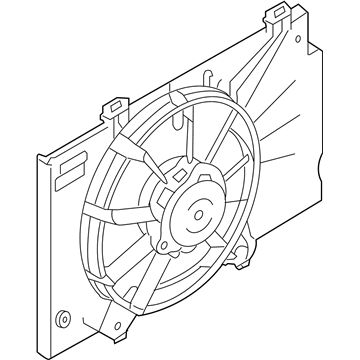 Ford C1BZ-8C607-WK Fan Assembly